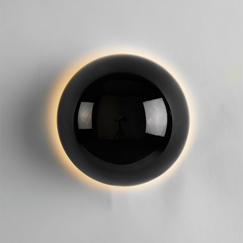 Aurum Sphere Væglampe, Spejlpoleret Metal, Integreret LED