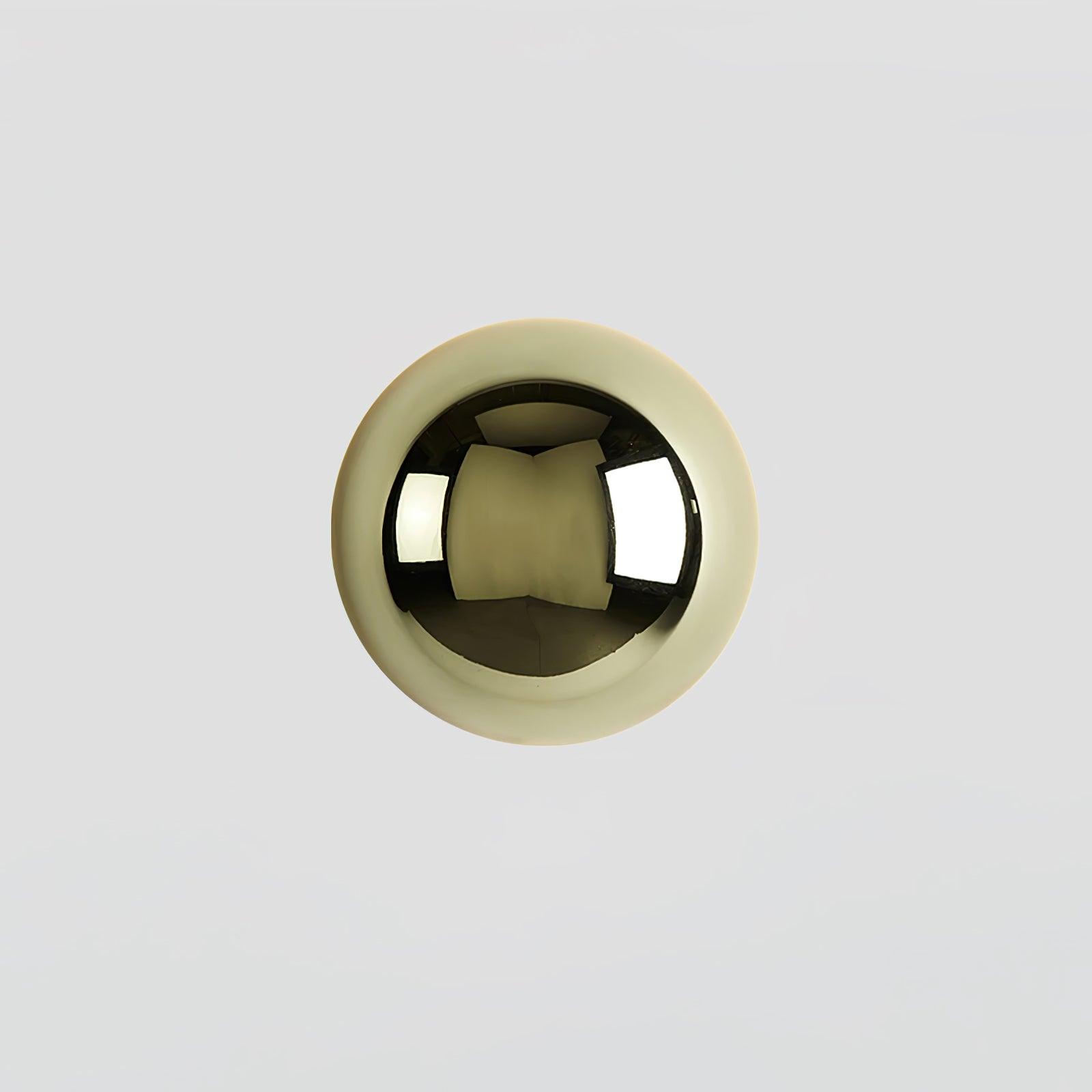 Aurum Sphere Væglampe, Spejlpoleret Metal, Integreret LED