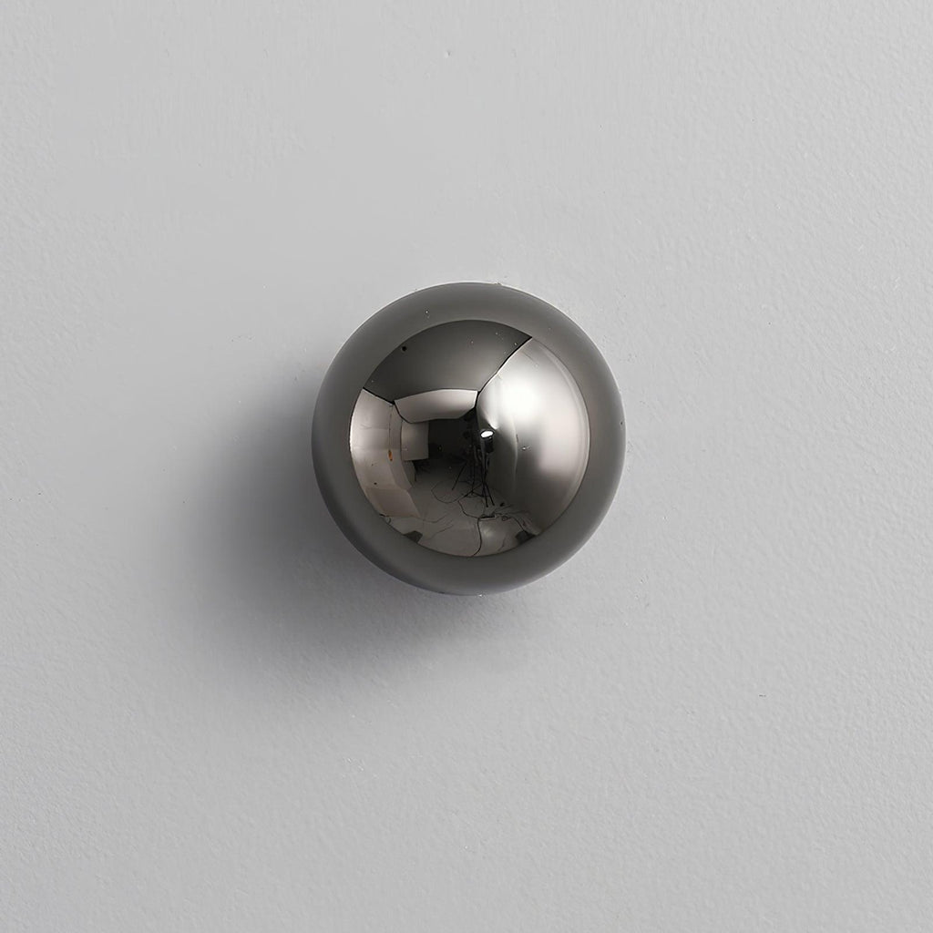 Aurum Sphere Væglampe, Spejlpoleret Metal, Integreret LED