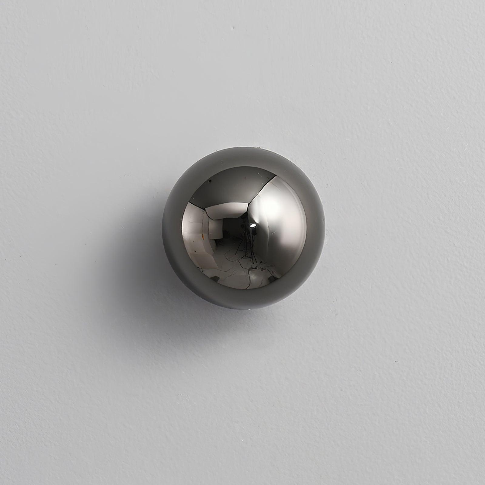 Aurum Sphere Væglampe, Spejlpoleret Metal, Integreret LED