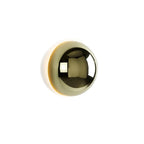 Aurum Sphere Væglampe, Spejlpoleret Metal, Integreret LED
