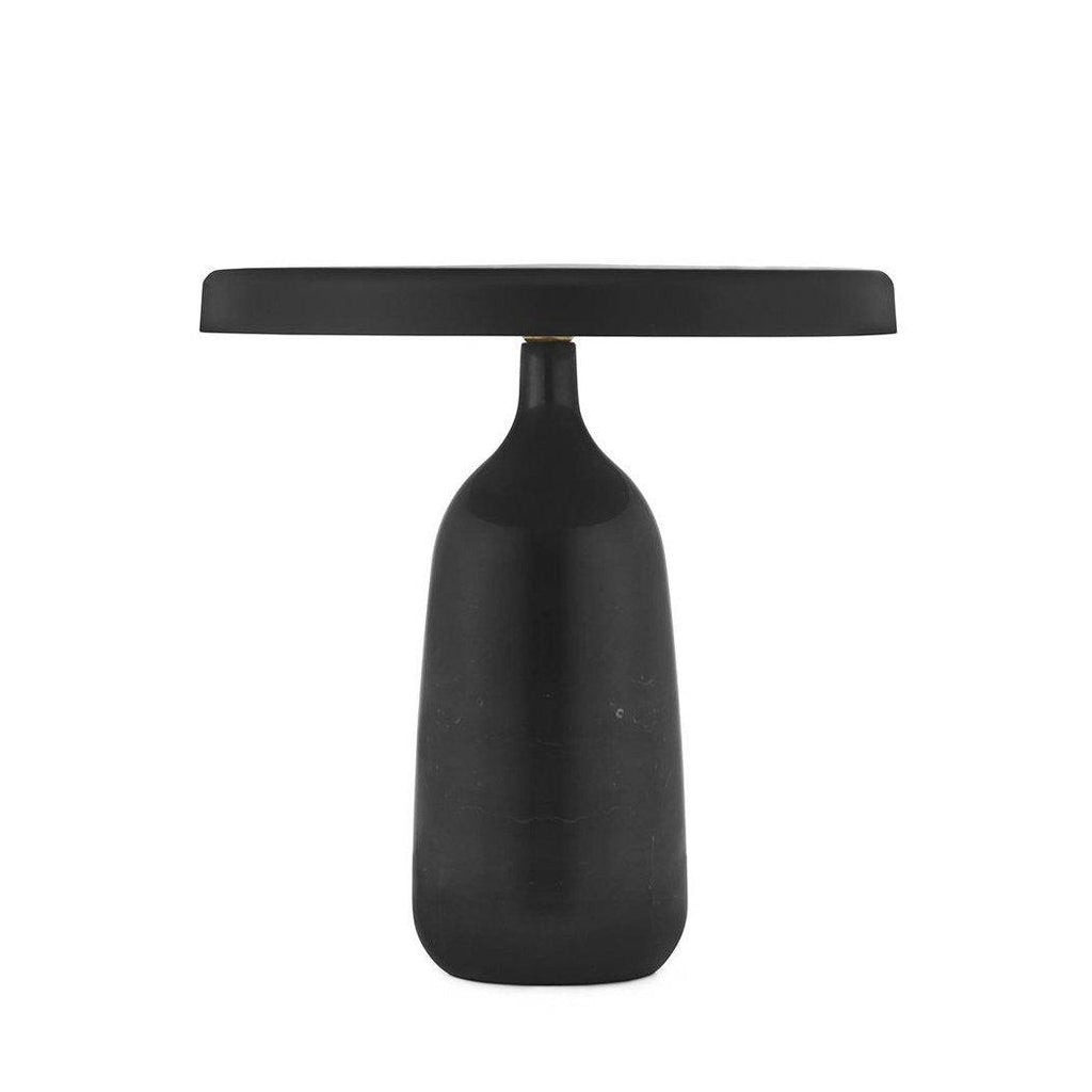 Another close silhouette of the black Clérachic table lamp against a plain white background, cropped slightly tighter.