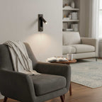 Indbygget væglampe til sengebord, foldbar læselampe, LED 3000K, dæmpbar