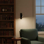 Indbygget væglampe til sengebord, foldbar læselampe, LED 3000K, dæmpbar