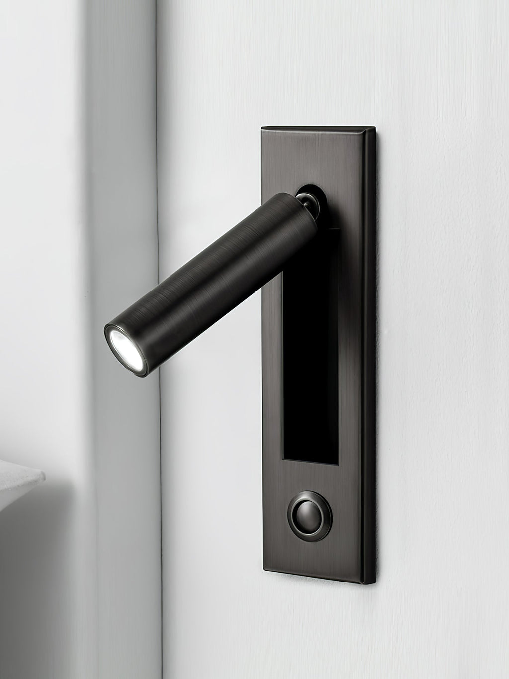 Indbygget væglampe til sengebord, foldbar læselampe, LED 3000K, dæmpbar