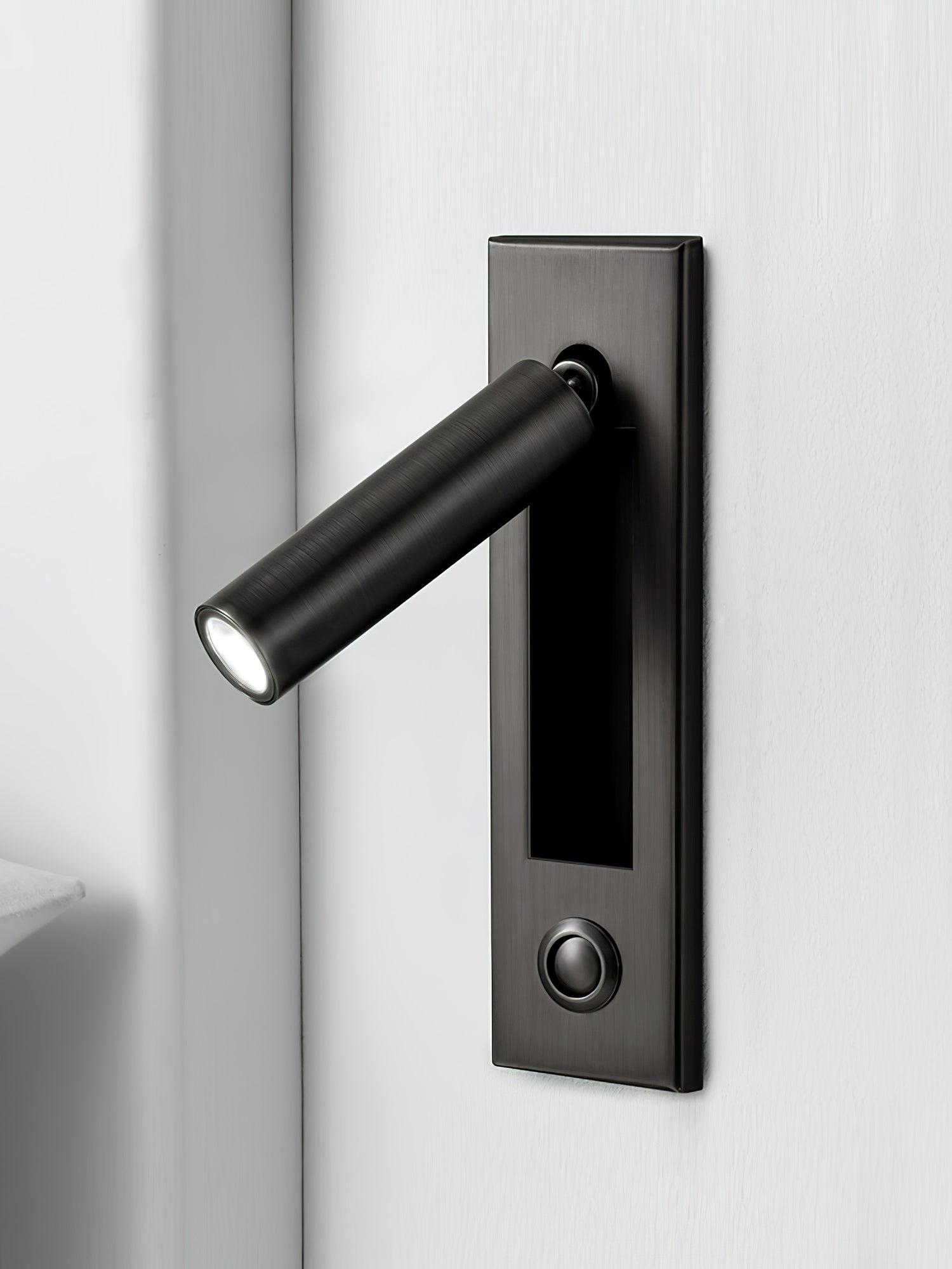 Indbygget væglampe til sengebord, foldbar læselampe, LED 3000K, dæmpbar
