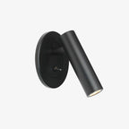 Wall sconce arm rotating to angle light across a nook