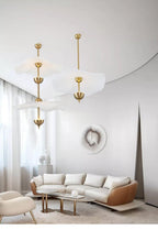 Envolee Double Biscuit pendant light shown against a neutral interior backdrop