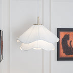 Ethereal Bloom pendant light in a living space, blooming shade as a soft focal point