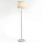 Gulvlampe, stofdiffusor, mesh-skærm, blødt stemningslys