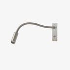 Gooseneck wall lamp shown against a clean neutral backdrop