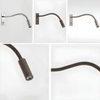 Gooseneck wall lamp shown against a clean neutral backdrop