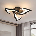Blomsterformet loftslampe i jern, akryl LED-diffuser, 12 tommer