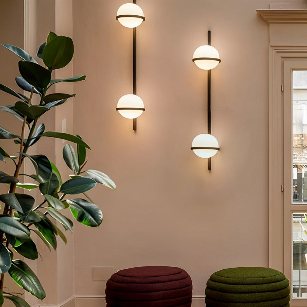 Flowerpot-Shaped Outdoor Wall Light, Modern Steel LED Sconce