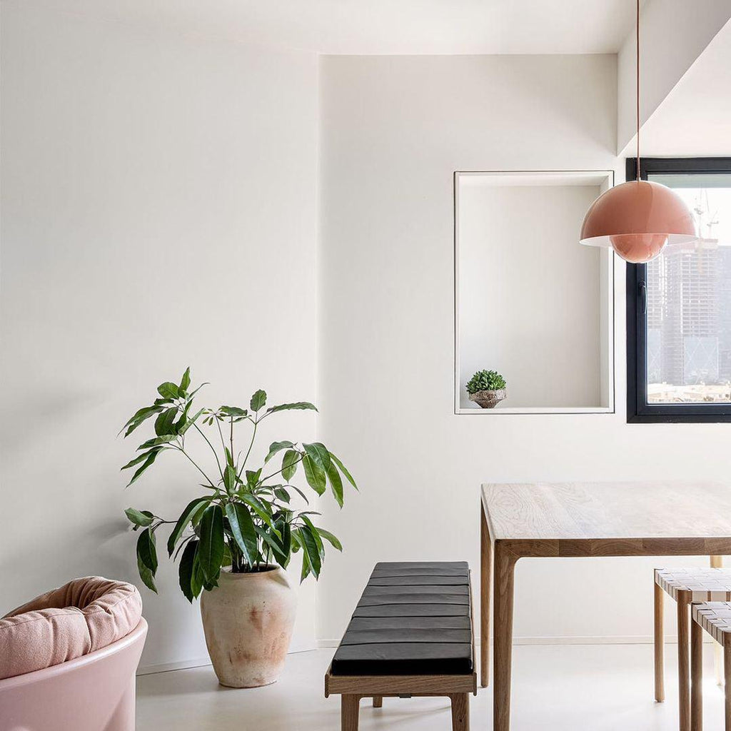 Flowerpot Pendant Light, Dual-Dome Aluminum Shade, Hardwired Ceiling Fixture