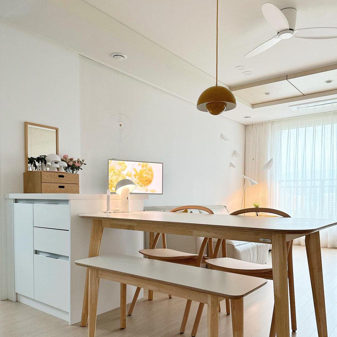 Flowerpot Pendant Light, Dual-Dome Aluminum Shade, Hardwired Ceiling Fixture