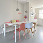 Flowerpot Pendant Light, Dual-Dome Aluminum Shade, Hardwired Ceiling Fixture