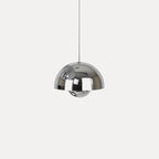 Flowerpot Pendant Light, Dual-Dome Aluminum Shade, Hardwired Ceiling Fixture