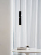 Pendant Light, Geometric Cylinder Cluster, E27, Black, Chrome or Gold