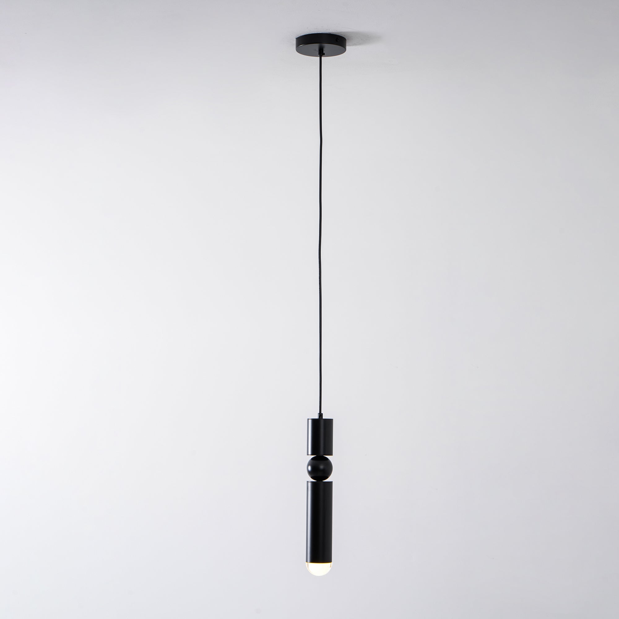 Pendant Light, Geometric Cylinder Cluster, E27, Black, Chrome or Gold