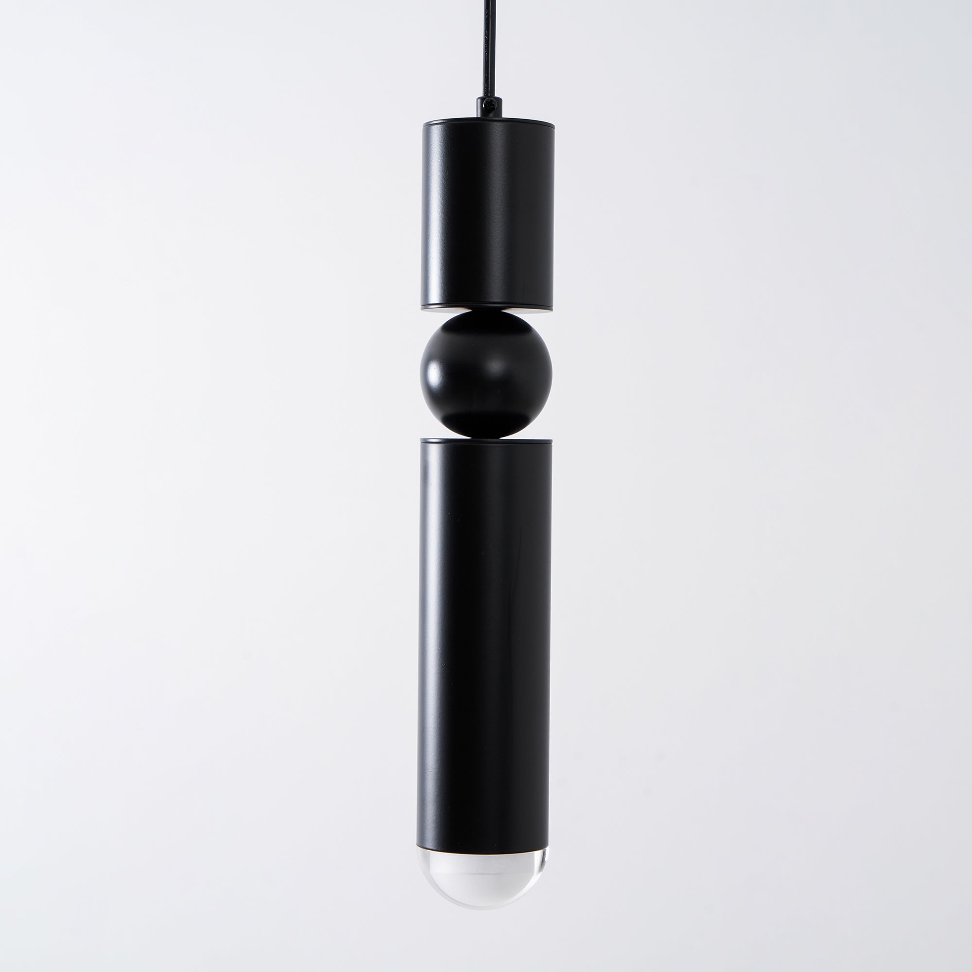 Pendant Light, Geometric Cylinder Cluster, E27, Black, Chrome or Gold