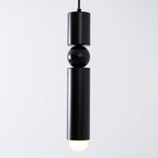Pendant Light, Geometric Cylinder Cluster, E27, Black, Chrome or Gold