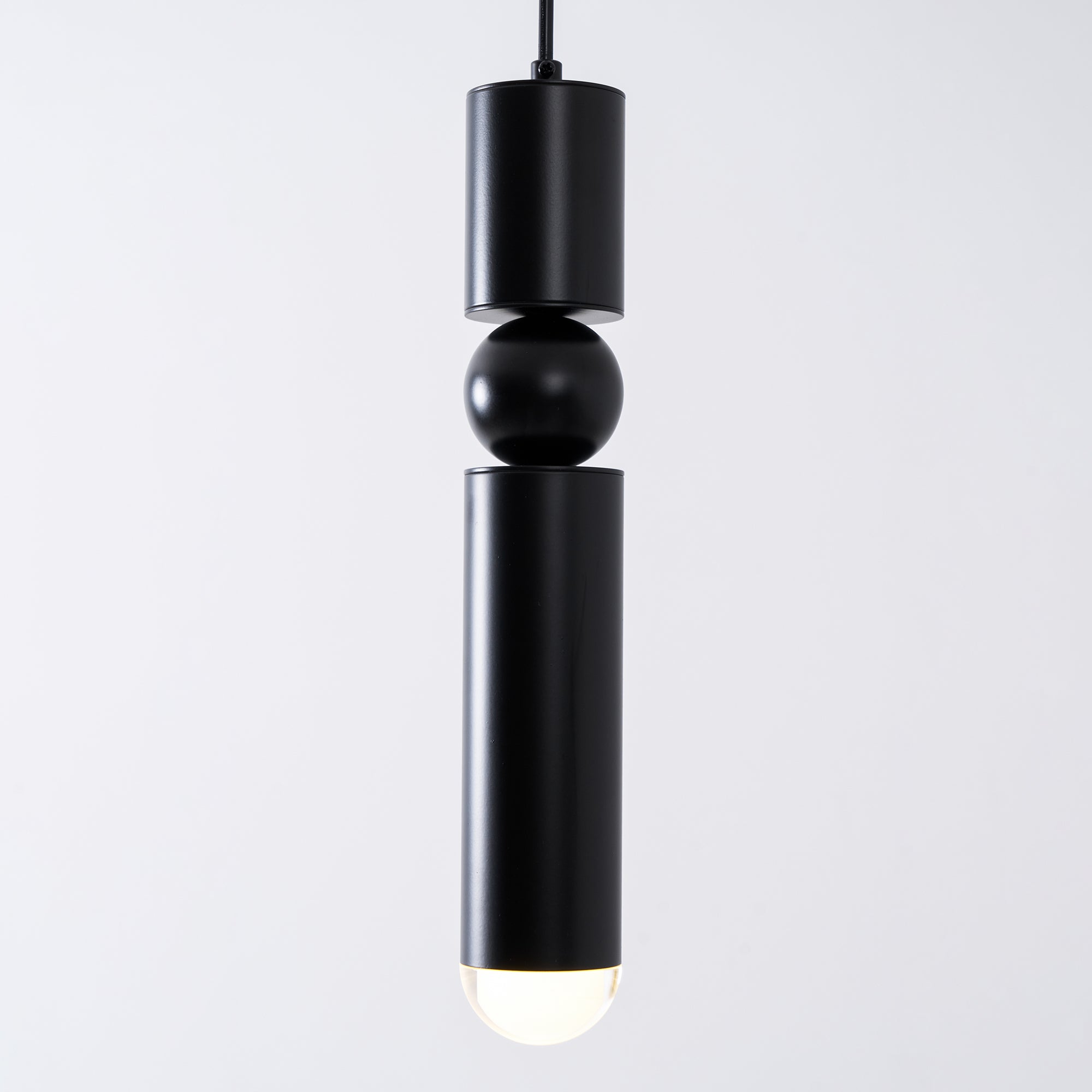 Pendant Light, Geometric Cylinder Cluster, E27, Black, Chrome or Gold