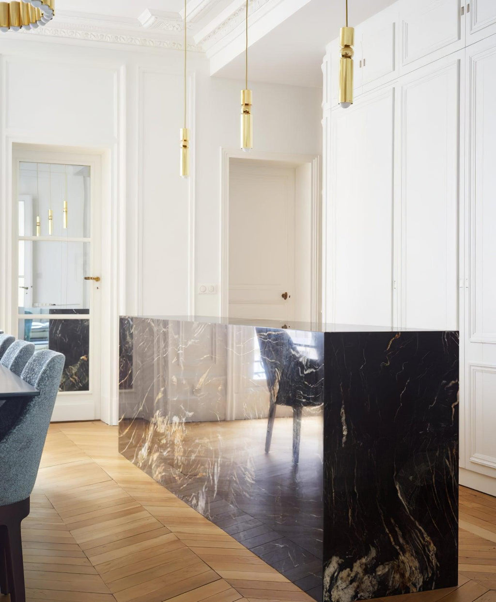 Pendant Light, Geometric Cylinder Cluster, E27, Black, Chrome or Gold