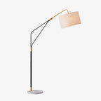 Clérachic black arc floor lamp on a plain white background, shown at a slightly smaller scale within the frame.