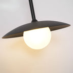 Swing Arm Wall Lamp, Frosted Glass Shade, G9, Plug-In, Gea