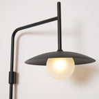 Swing Arm Wall Lamp, Frosted Glass Shade, G9, Plug-In, Gea