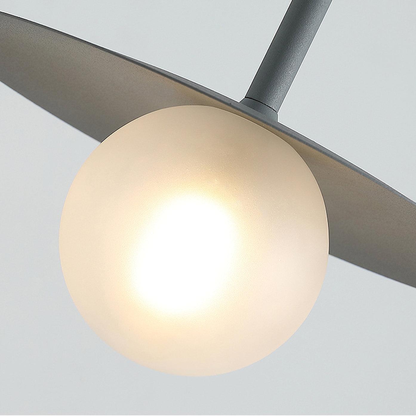 Swing Arm Wall Lamp, Frosted Glass Shade, G9, Plug-In, Gea