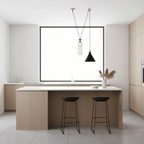 Geometrisk lysekrone, modulære glasskærme, E14-fatning, guld eller sort
