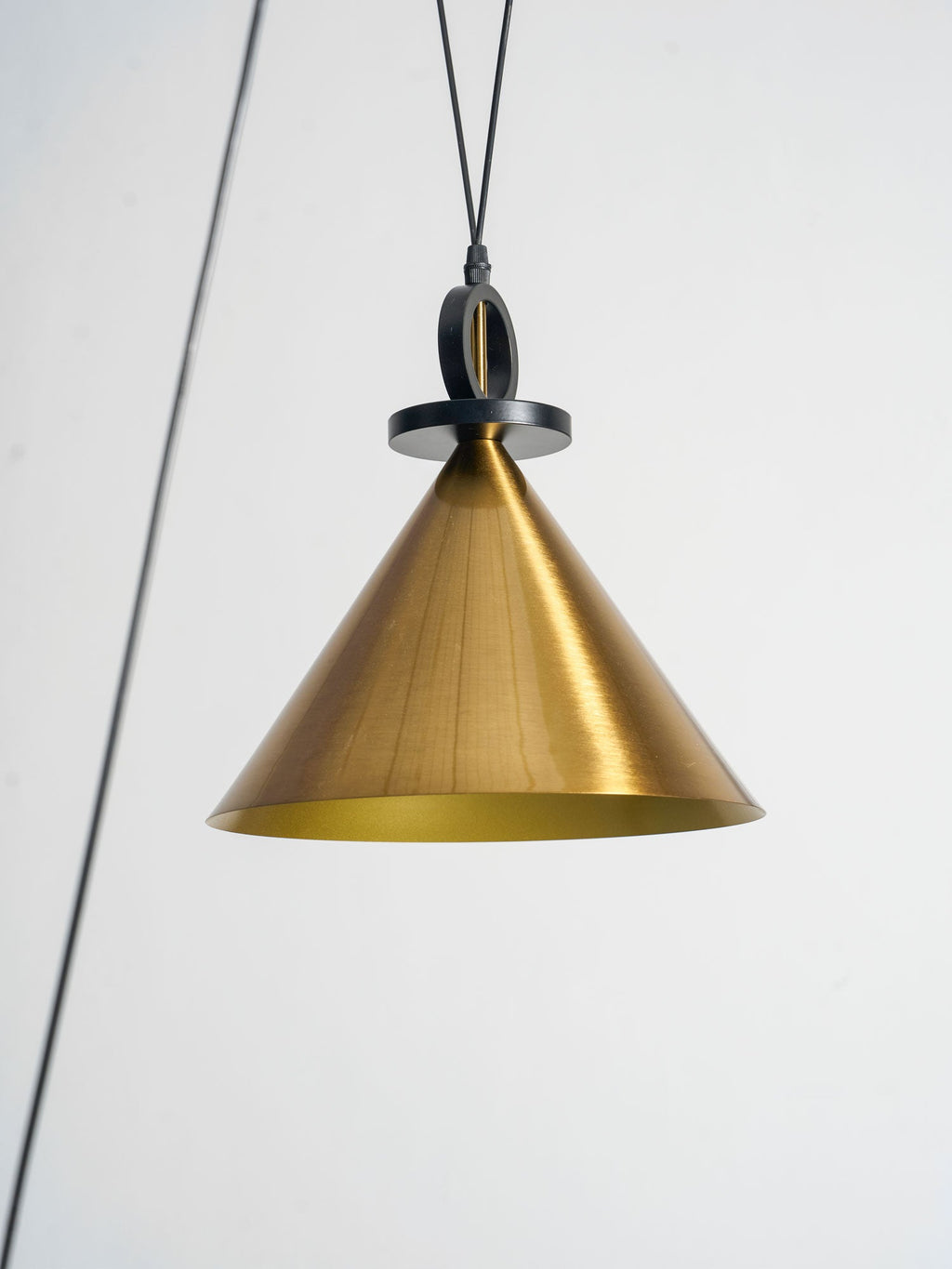 Geometrisk lysekrone, modulære glasskærme, E14-fatning, guld eller sort