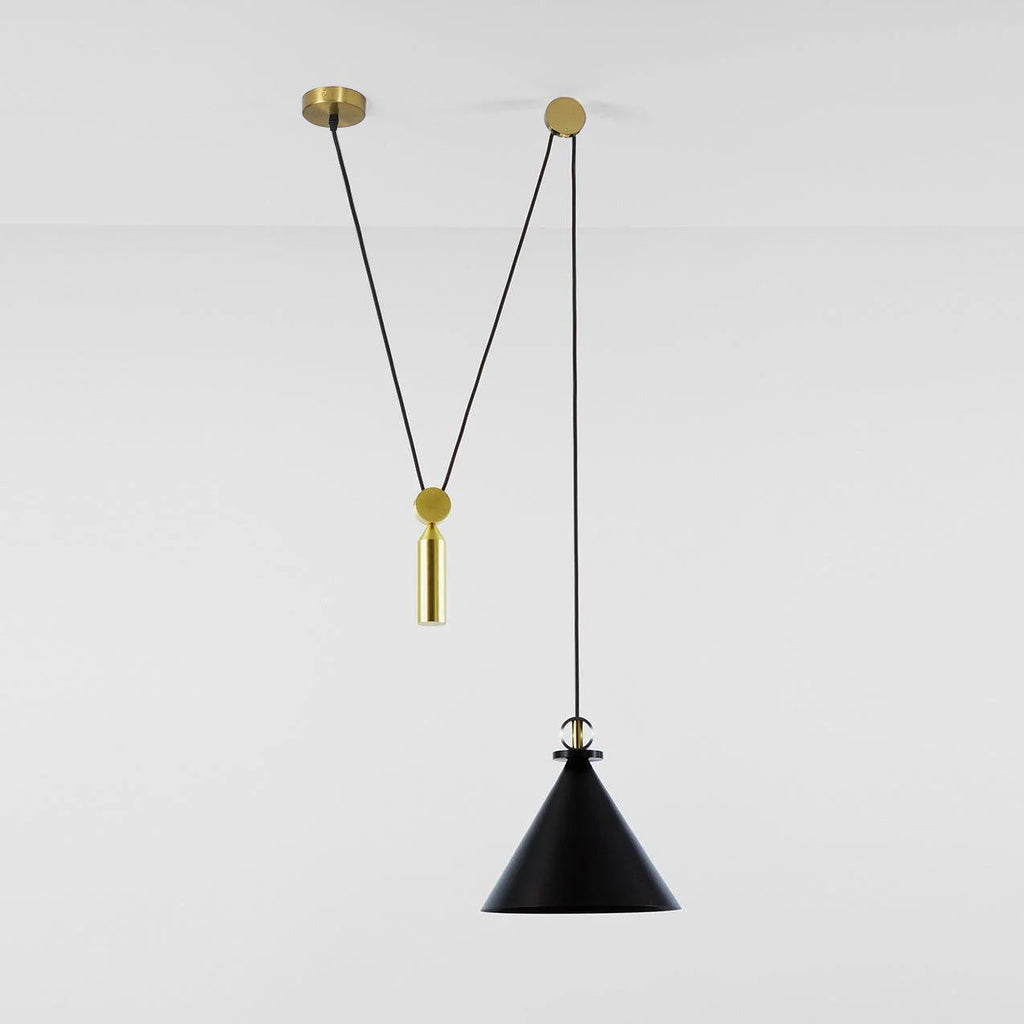 Geometrisk lysekrone, modulære glasskærme, E14-fatning, guld eller sort