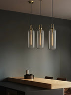 Pendant Light, Copper-Plated Glass Shade, E26/E27, Hardwired