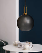 Pendant Light, Copper-Plated Glass Shade, E26/E27, Hardwired