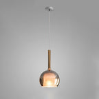 Glo Pendellampe, Tonet Blæst Glasglobus, G4 LED, Dæmpbar