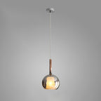 Glo Pendellampe, Tonet Blæst Glasglobus, G4 LED, Dæmpbar