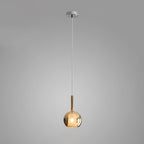 Glo Pendellampe, Tonet Blæst Glasglobus, G4 LED, Dæmpbar