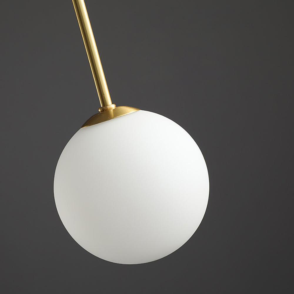Pendant Light, Gran Finale 6-Head Glass Suspension, G9, Hardwired