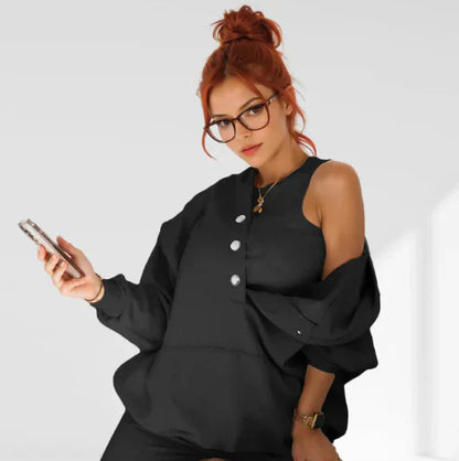 Ensemble 3 Pièces à Capuche