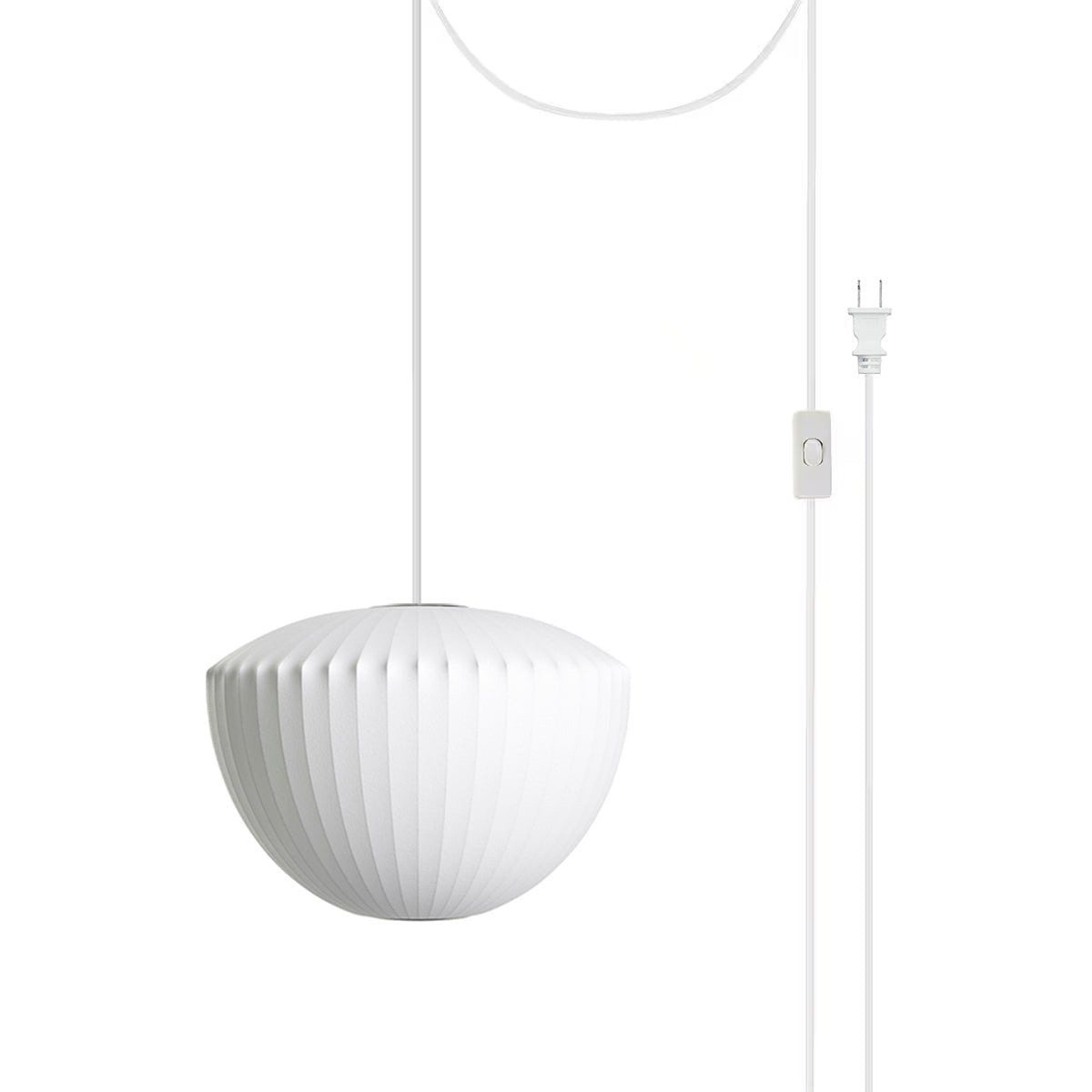 Nelson Bubble Swag Pendant Light Model H form