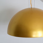 Pendant Light, Cast Plaster Hemisphere Diffuser, E27, 6 Finishes