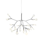 Firefly LED Chandelier, Black Branch Design, Dimmable, 30-135 Heads