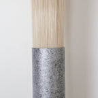 Horsehair Wall Lamp, Wrought Iron, White Glass Shade, G9, 3000K