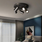 Hugo ceiling light angled spotlights glowing warm overhead