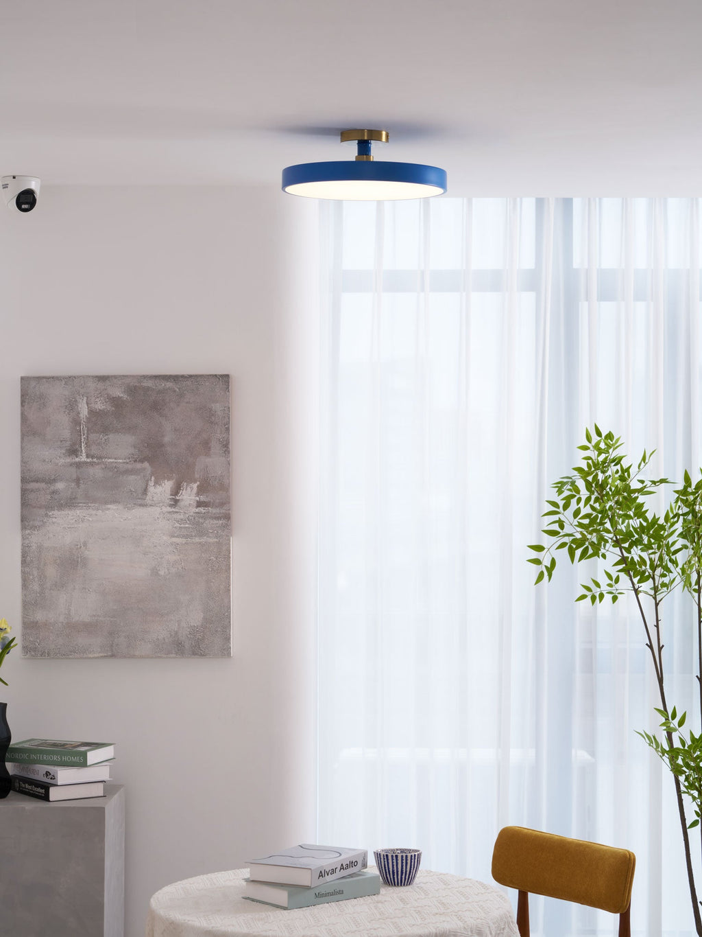 Flush Mount Ceiling Light, Isla Wide Diffuser, LED, Dimmable, 6 Colours