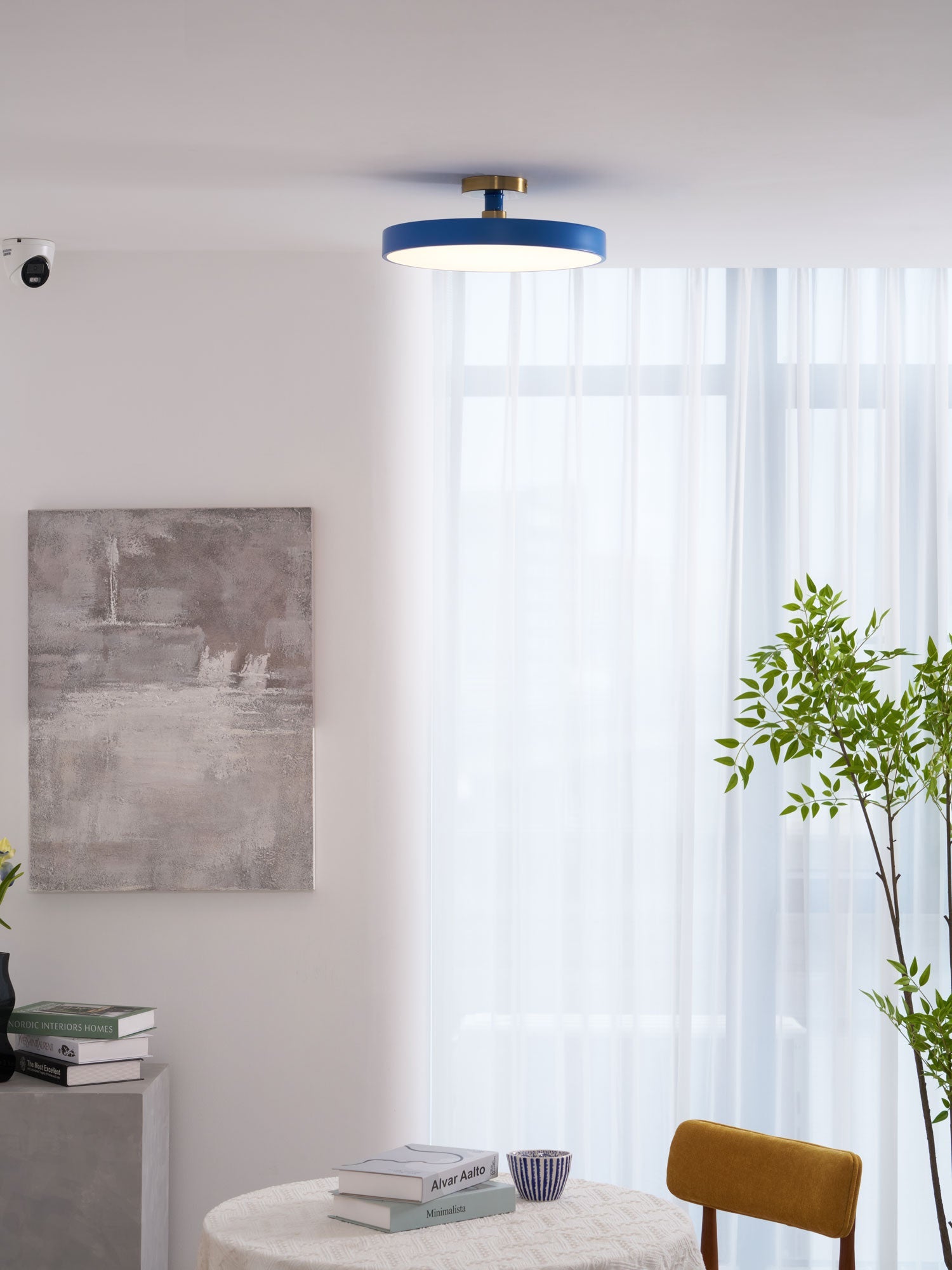 Flush Mount Ceiling Light, Isla Wide Diffuser, LED, Dimmable, 6 Colours