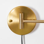 Swing Arm Wall Lamp, Plug In, Adjustable 360 Arm, E27 Socket
